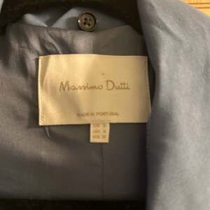 Massimo Dutti Women's Blue Trench Coat 2017 Fall U.K. Size: S (EUR/USA) 30 (MEX)